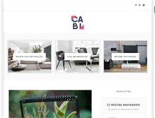 Tablet Screenshot of cabi.com.br